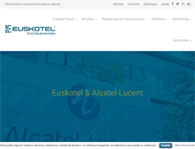 Tablet Screenshot of euskotel.com